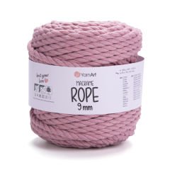 YARNART MACRAME ROPE 9MM - MAKROME EL ÖRGÜ İPİ PEMBE - 792