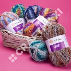 YARNART FRIZZY - EBRULİ EL ÖRGÜ İPİ