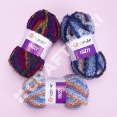 YARNART FRIZZY - EBRULİ EL ÖRGÜ İPİ