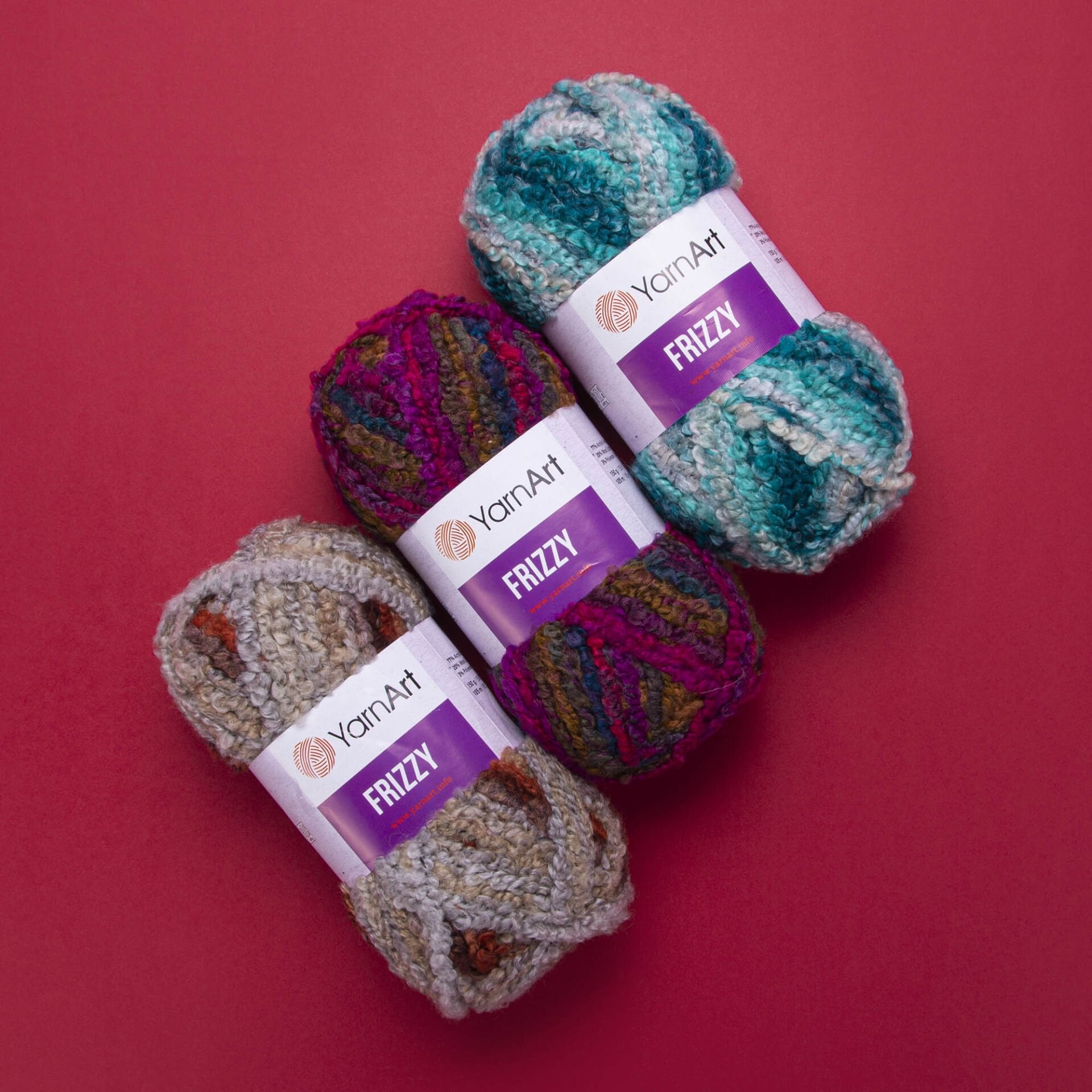 YARNART FRIZZY - EBRULİ EL ÖRGÜ İPİ