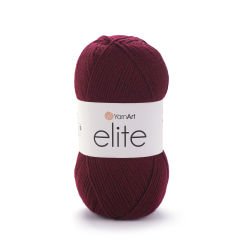 YARNART ELITE - EL ÖRGÜ İPİ VİŞNE ÇÜRÜĞÜ - 577