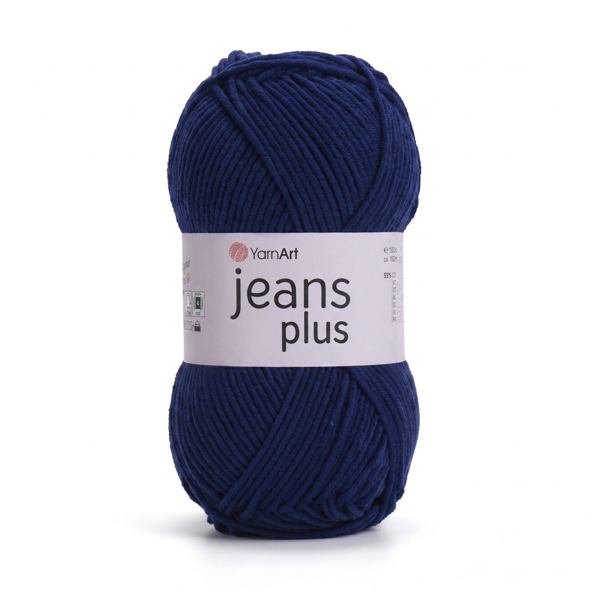 YARNART JEANS PLUS - EL ÖRGÜ İPİ LACİVERT - 54