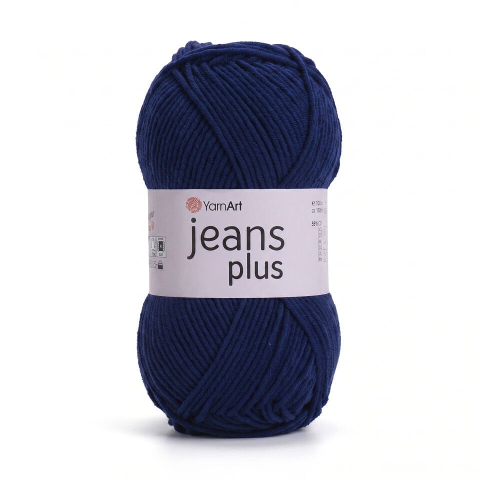 YARNART JEANS PLUS - EL ÖRGÜ İPİ LACİVERT - 54