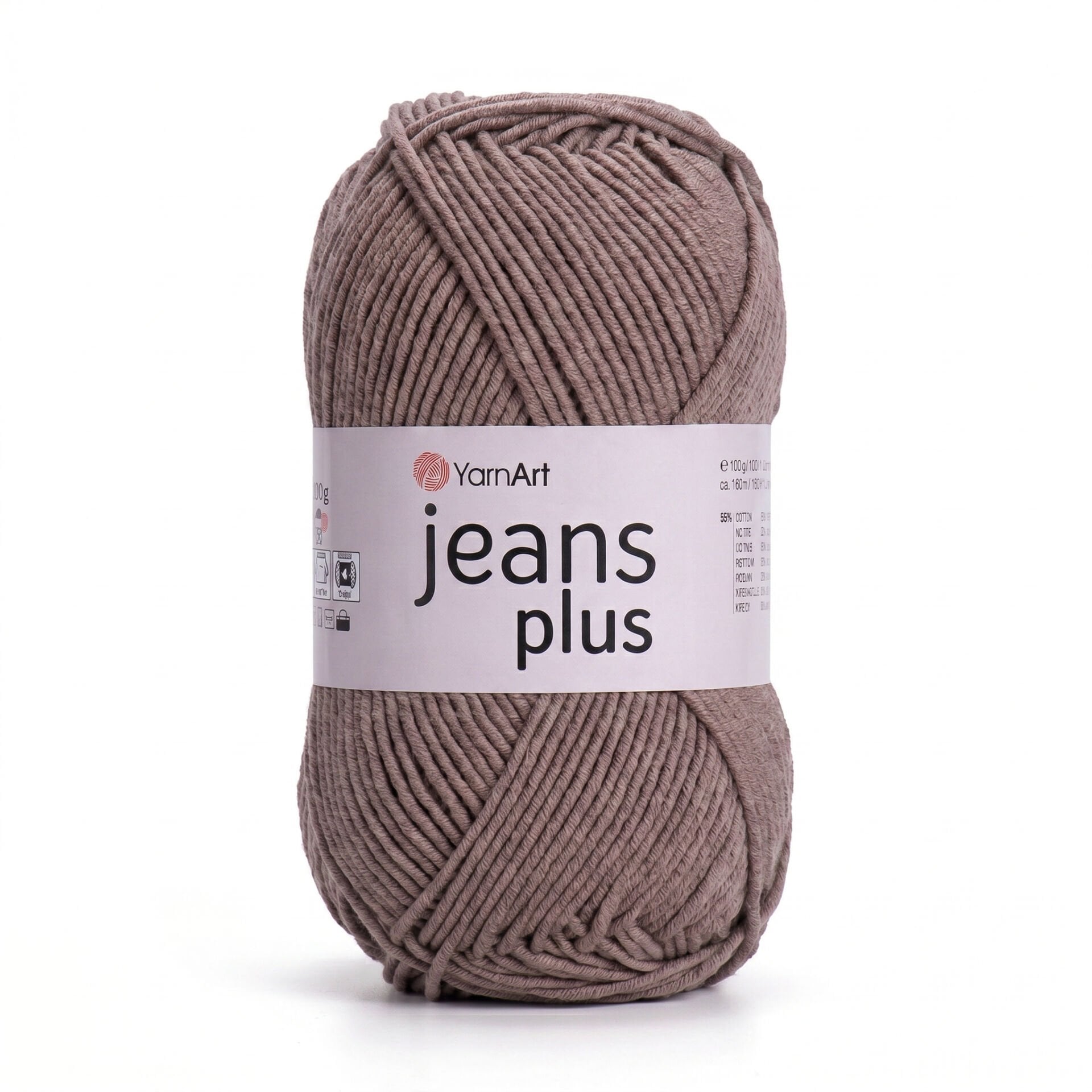 YARNART JEANS PLUS - EL ÖRGÜ İPİ VİZON - 71