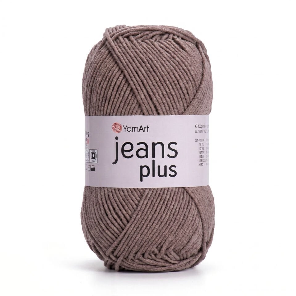 YARNART JEANS PLUS - EL ÖRGÜ İPİ VİZON - 71