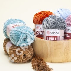 YARNART CHENILLE - KADİFE EL ÖRGÜ İPİ ZÜMRÜT YEŞİLİ - 574