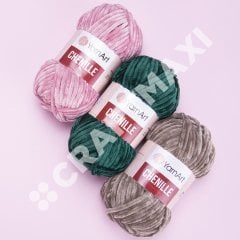 YARNART CHENILLE - KADİFE EL ÖRGÜ İPİ