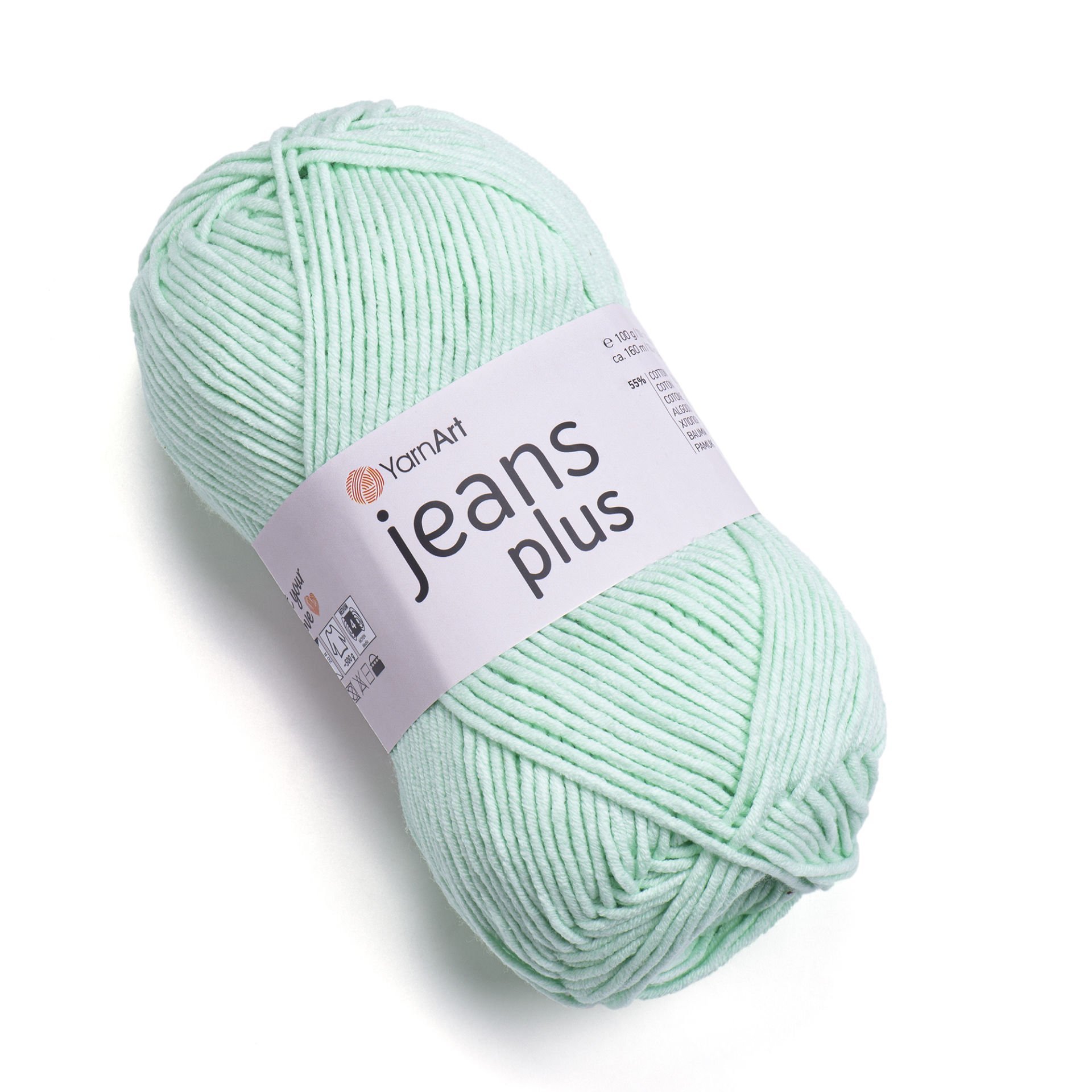 YARNART JEANS PLUS - EL ÖRGÜ İPİ SU YEŞİLİ - 79