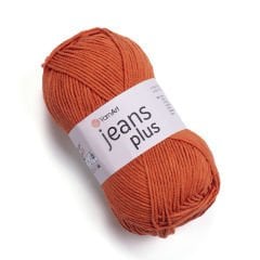 YARNART JEANS PLUS - EL ÖRGÜ İPİ TURUNCU - 85