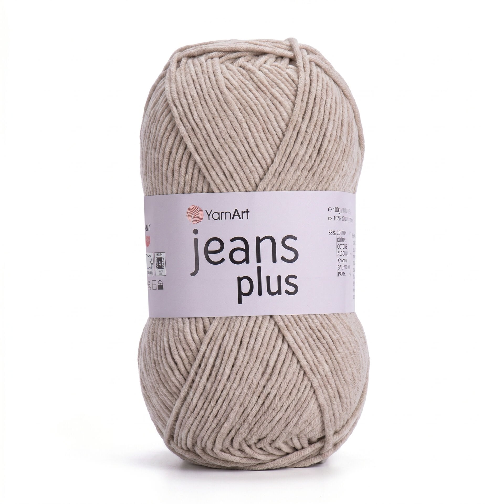 YARNART JEANS PLUS - EL ÖRGÜ İPİ SÜTLÜ KAHVE - 87