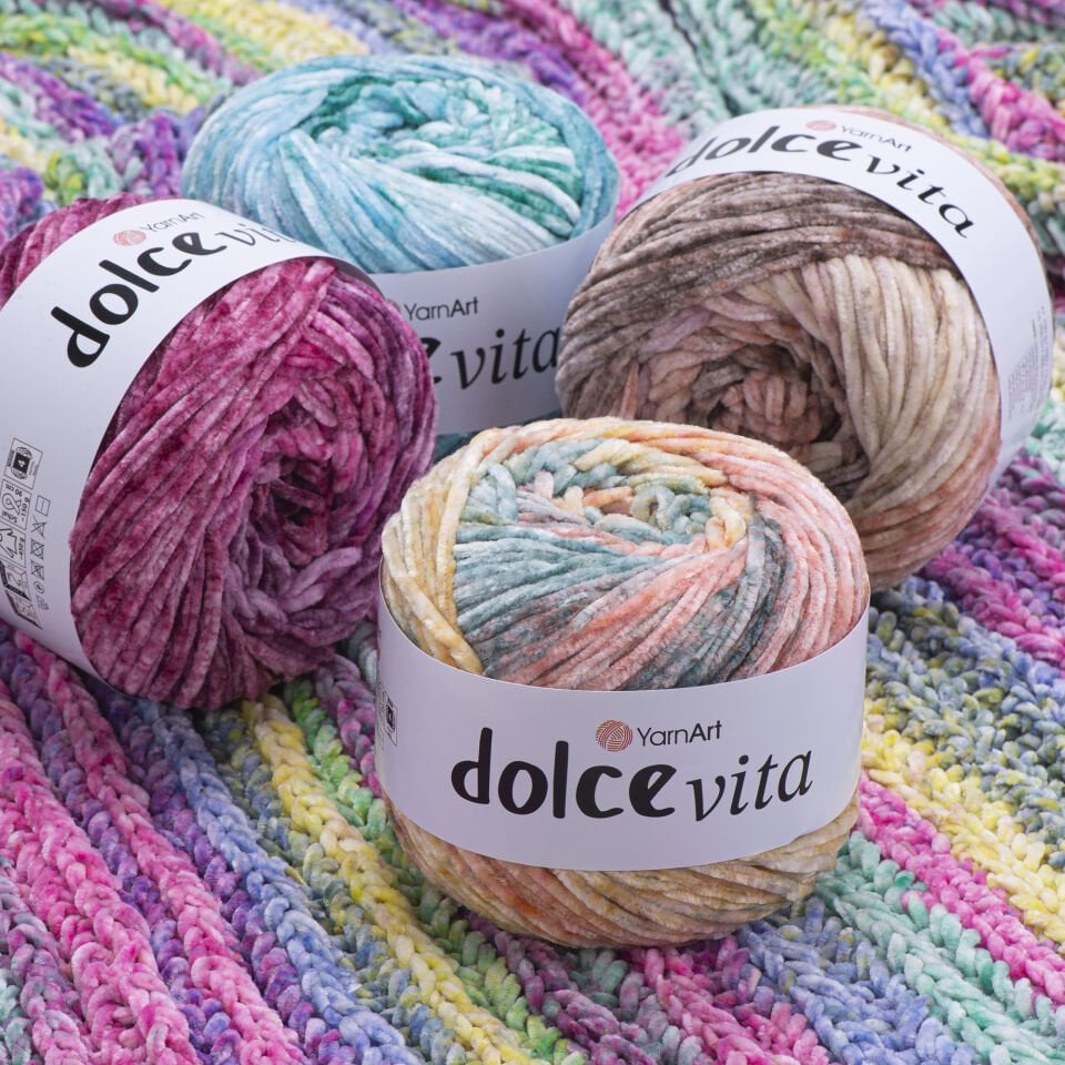 YARNART DOLCE VITA - ÖRGÜ İPİ EBRULİ - 3409