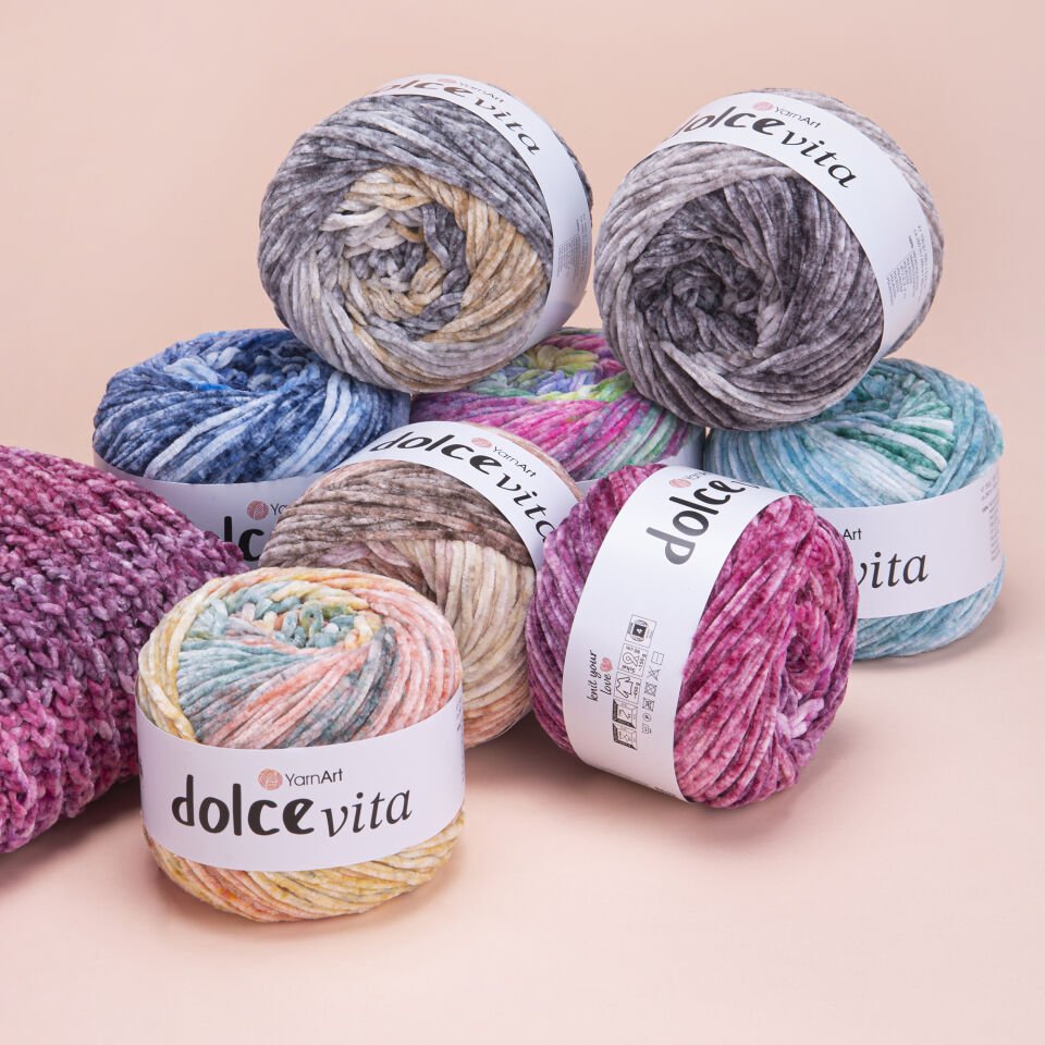 YARNART DOLCE VITA - ÖRGÜ İPİ EBRULİ - 3409