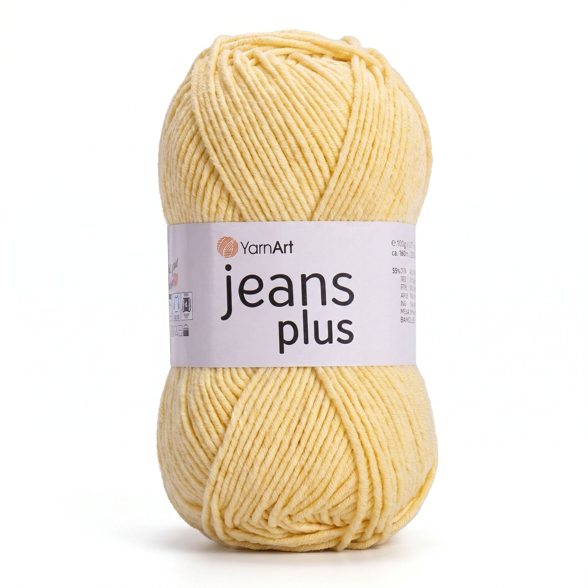 YARNART JEANS PLUS - EL ÖRGÜ İPİ SARI - 88