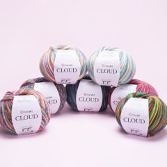 YARNART CLOUD - EBRULİ EL ÖRGÜ İPİ