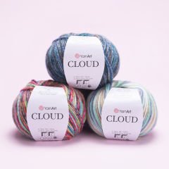 YARNART CLOUD - EBRULİ EL ÖRGÜ İPİ