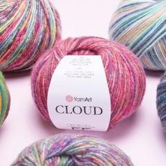 YARNART CLOUD - EBRULİ EL ÖRGÜ İPİ EBRULİ - 5318