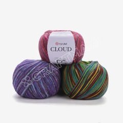 YARNART CLOUD - EBRULİ EL ÖRGÜ İPİ