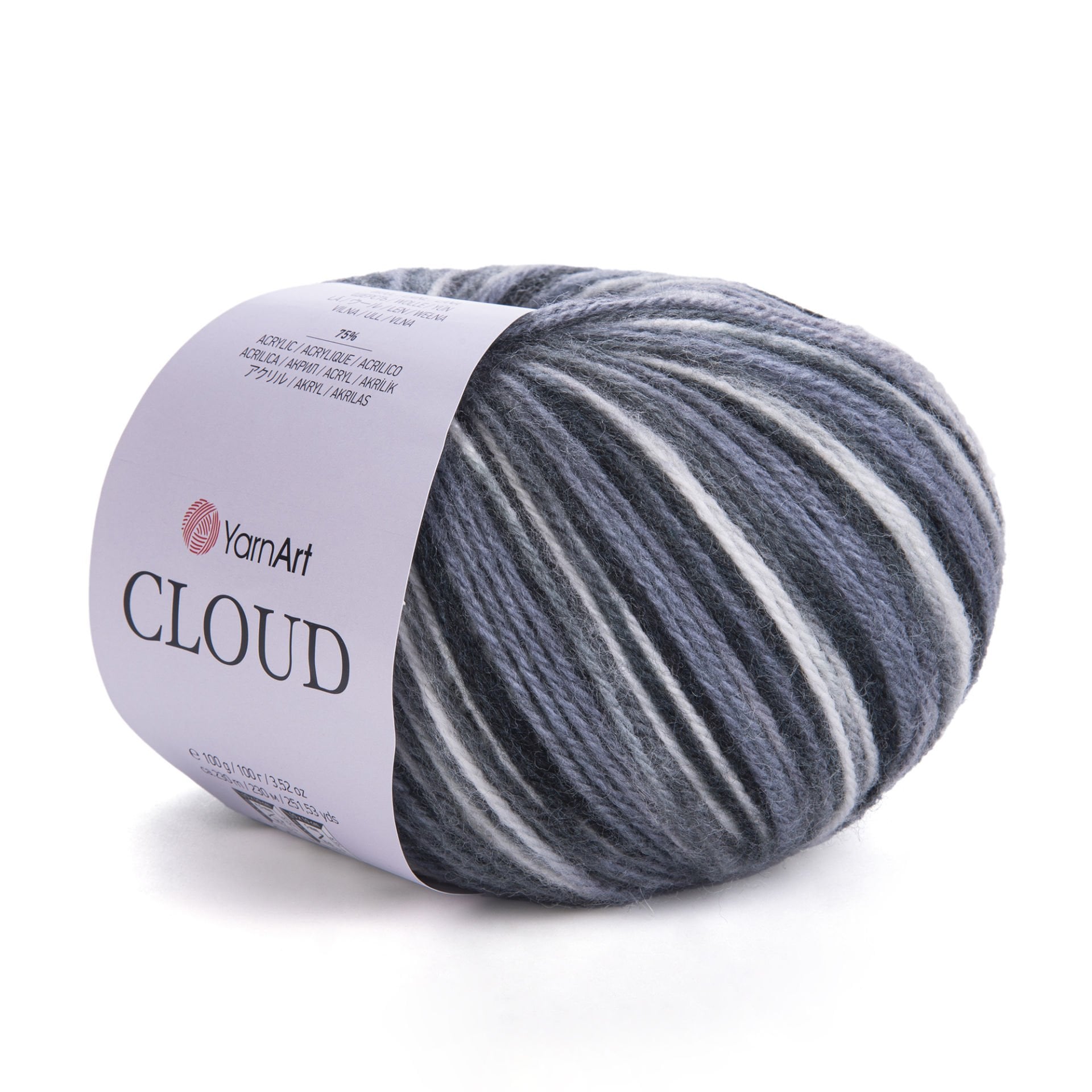 YARNART CLOUD - EBRULİ EL ÖRGÜ İPİ EBRULİ - 5301