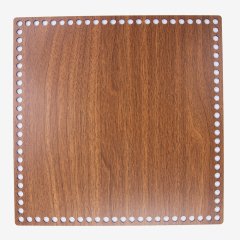 AHŞAP KARE TABAN CEVİZ - 30X30 CM - 30X30 CM