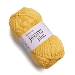 YARNART JEANS PLUS - EL ÖRGÜ İPİ KOYU SARI - 35