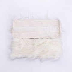 YARNART CUFFS - SUNİ KÜRK MANŞET BEYAZ - 01