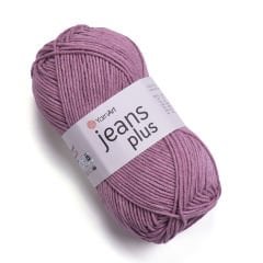 YARNART JEANS PLUS - EL ÖRGÜ İPİ GÜL KURUSU - 65