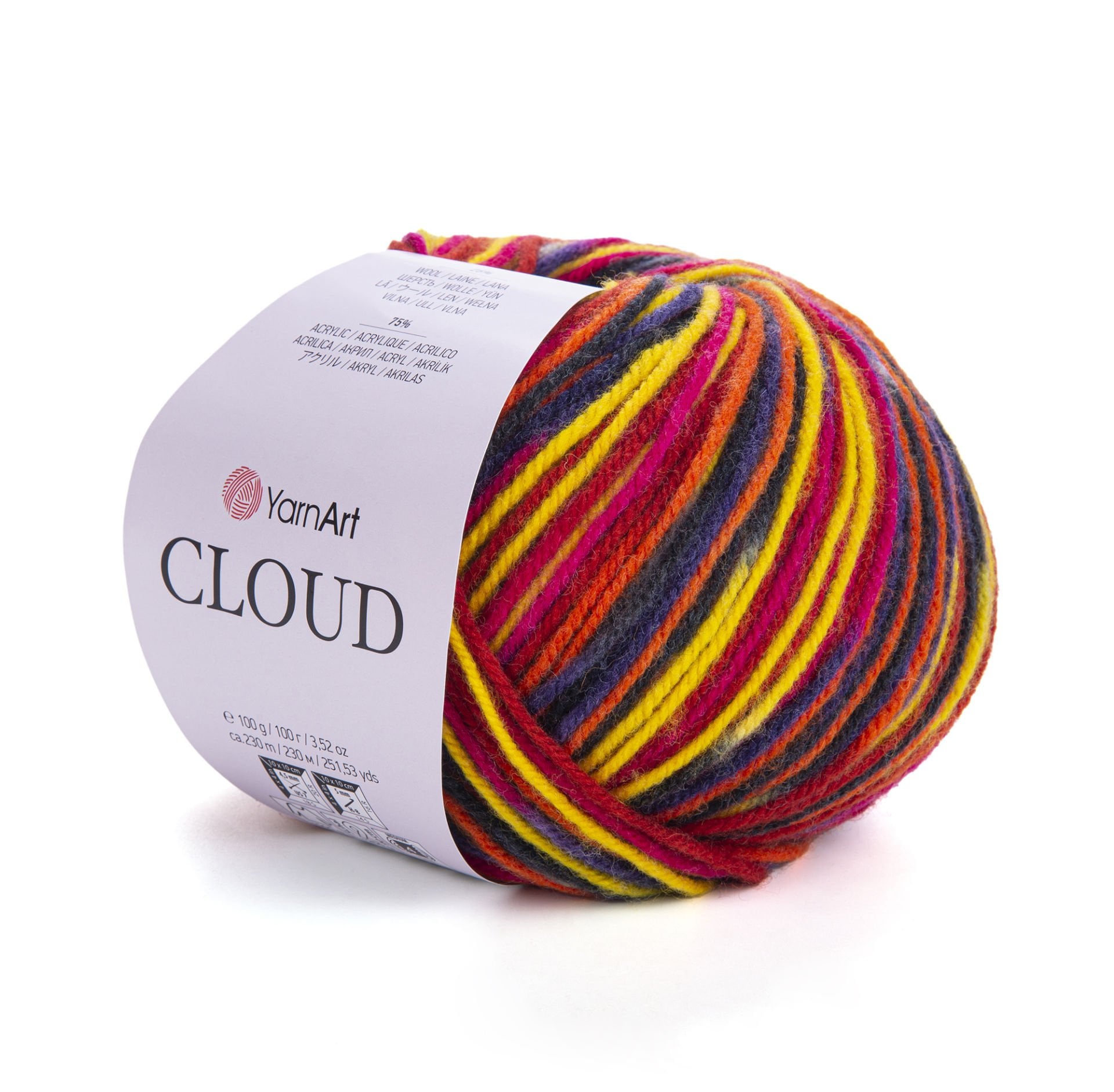 YARNART CLOUD - EBRULİ EL ÖRGÜ İPİ EBRULİ - 5306