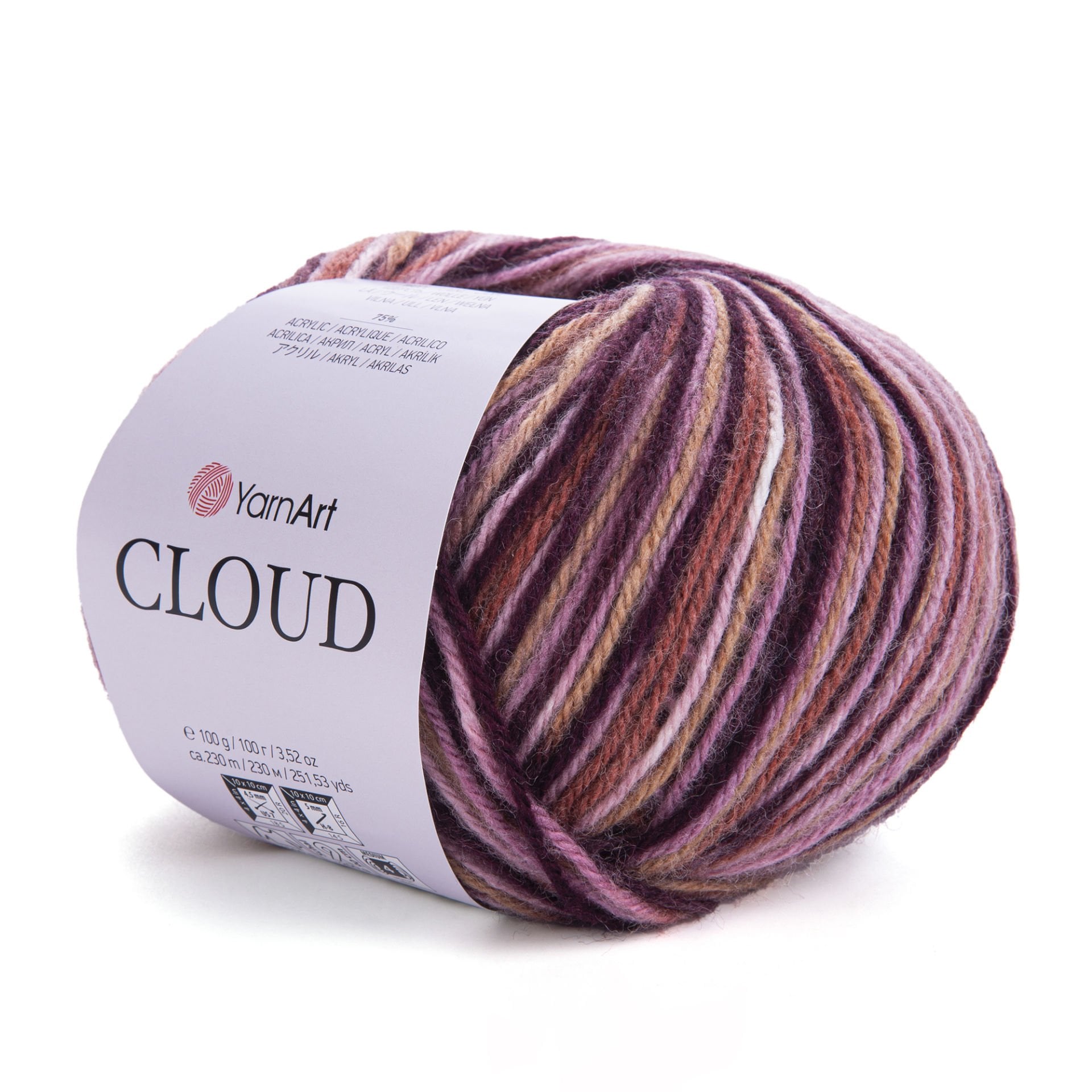 YARNART CLOUD - EBRULİ EL ÖRGÜ İPİ EBRULİ - 5307
