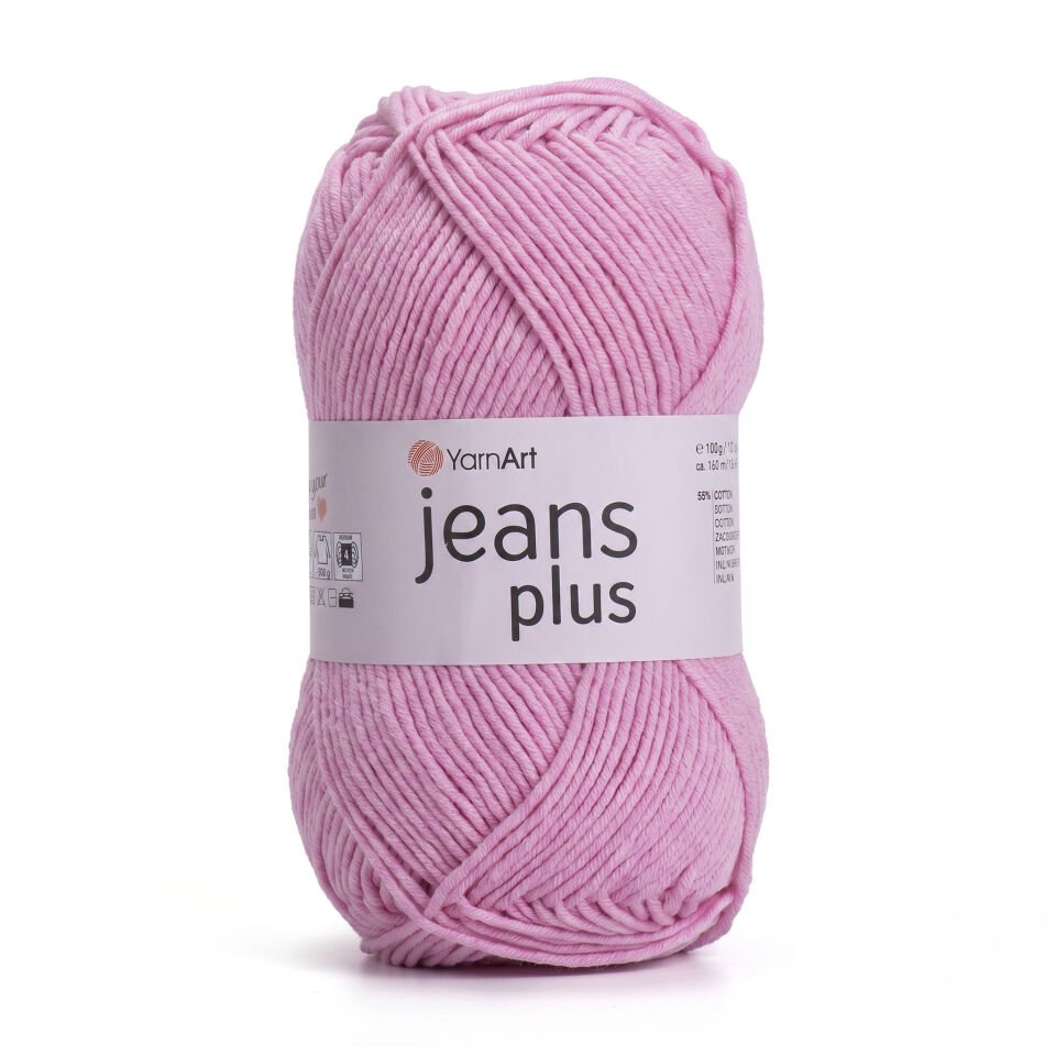 YARNART JEANS PLUS - EL ÖRGÜ İPİ ŞEKER PEMBESİ - 36