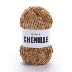 YARNART CHENILLE - KADİFE EL ÖRGÜ İPİ KOYU BEJ - 565