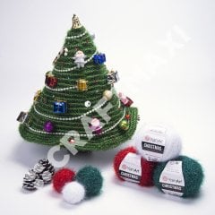 YARNART CHRISTMAS - IŞILTILI EL ÖRGÜ İPİ AÇIK MAVİ - 03