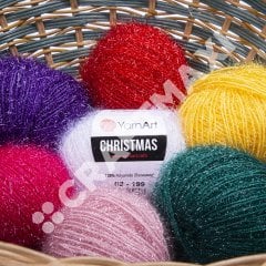 YARNART CHRISTMAS - IŞILTILI EL ÖRGÜ İPİ