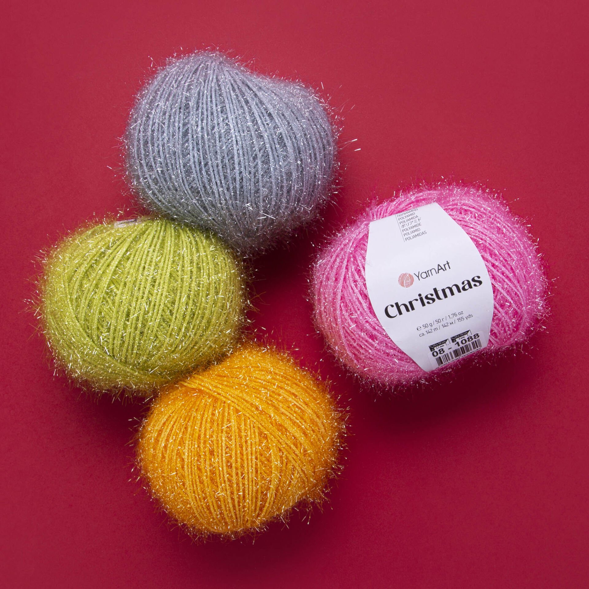 YARNART CHRISTMAS - IŞILTILI EL ÖRGÜ İPİ