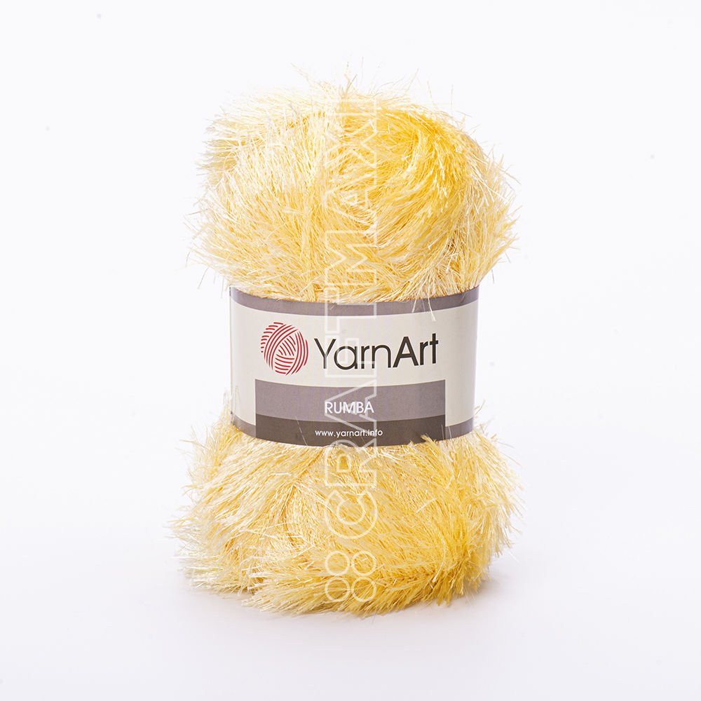 YARNART RUMBA - SİMLİ EL ÖRGÜ İPİ SARI - 304