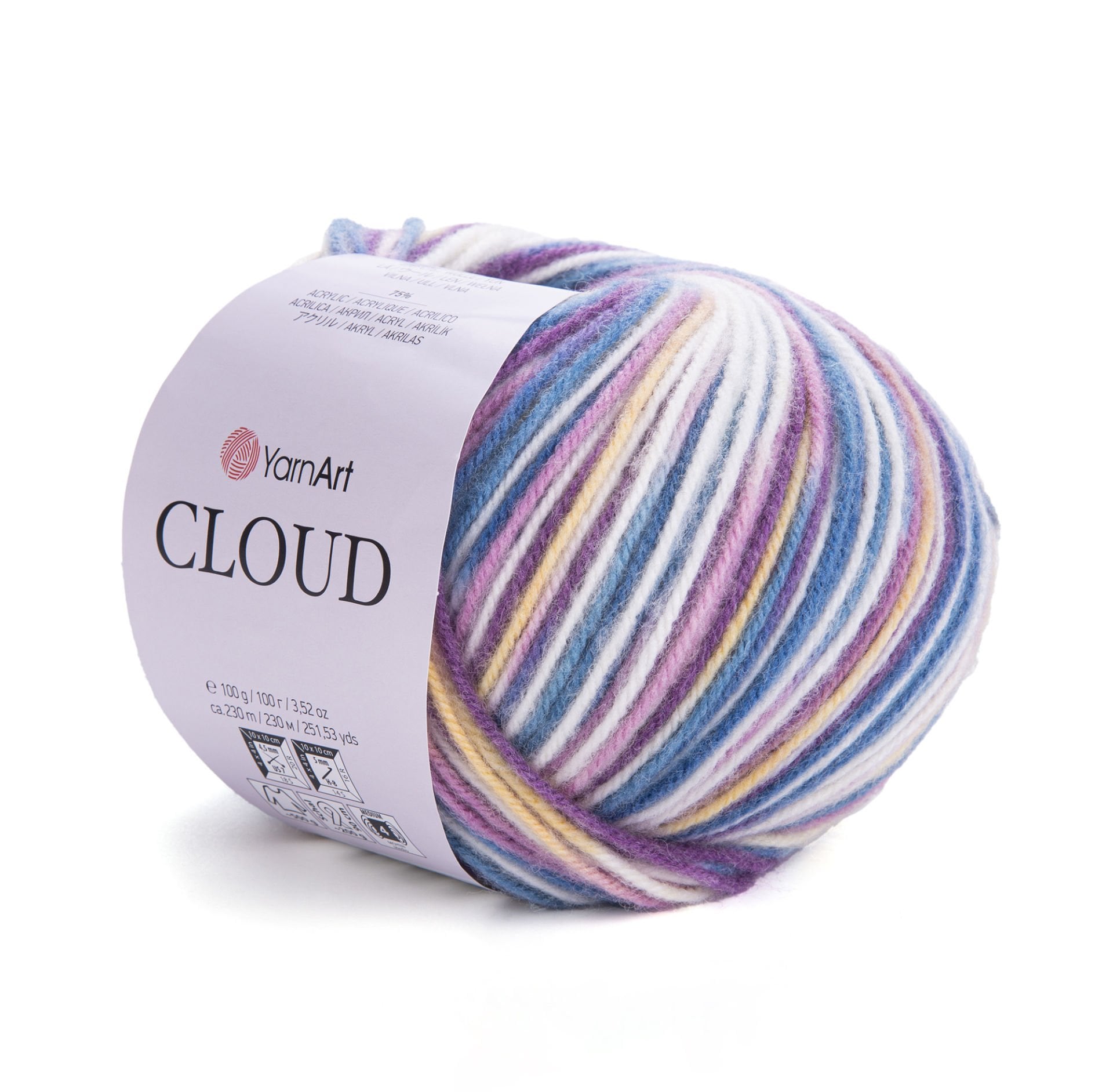 YARNART CLOUD - EBRULİ EL ÖRGÜ İPİ EBRULİ - 5314