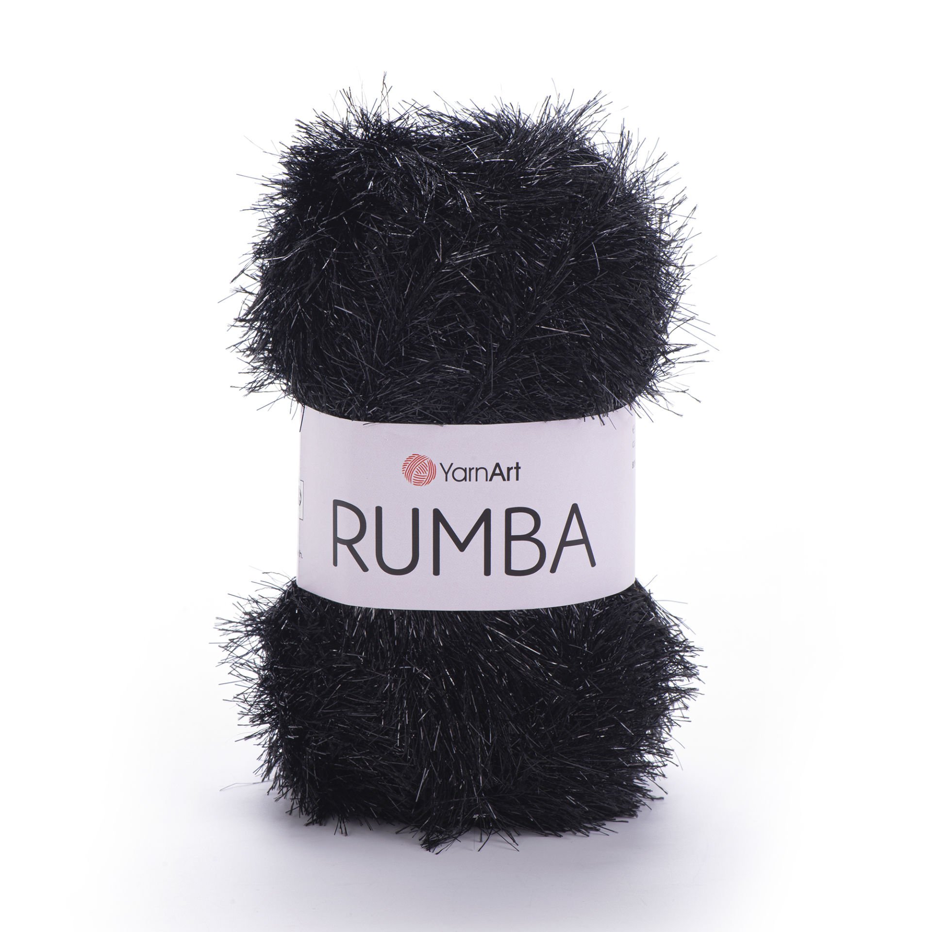 YARNART RUMBA - SİMLİ EL ÖRGÜ İPİ SİYAH - 107