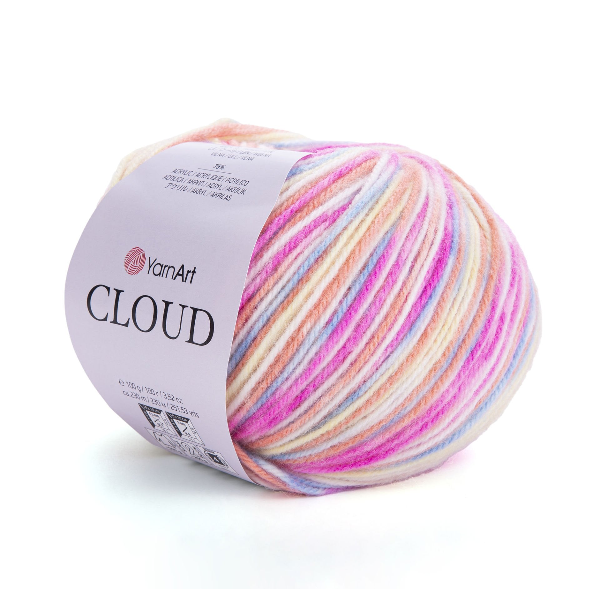 YARNART CLOUD - EBRULİ EL ÖRGÜ İPİ EBRULİ - 5316