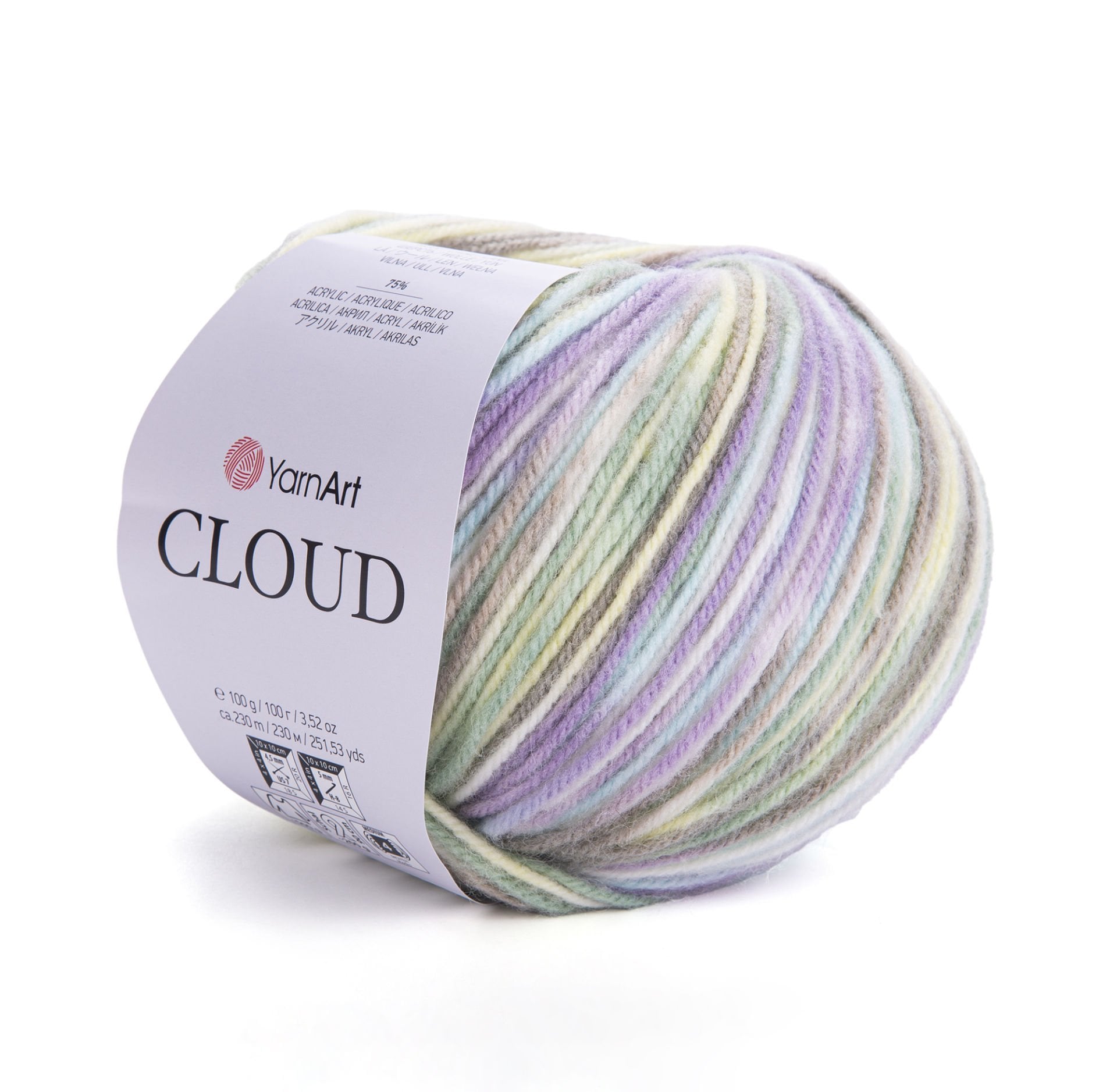 YARNART CLOUD - EBRULİ EL ÖRGÜ İPİ EBRULİ - 5317