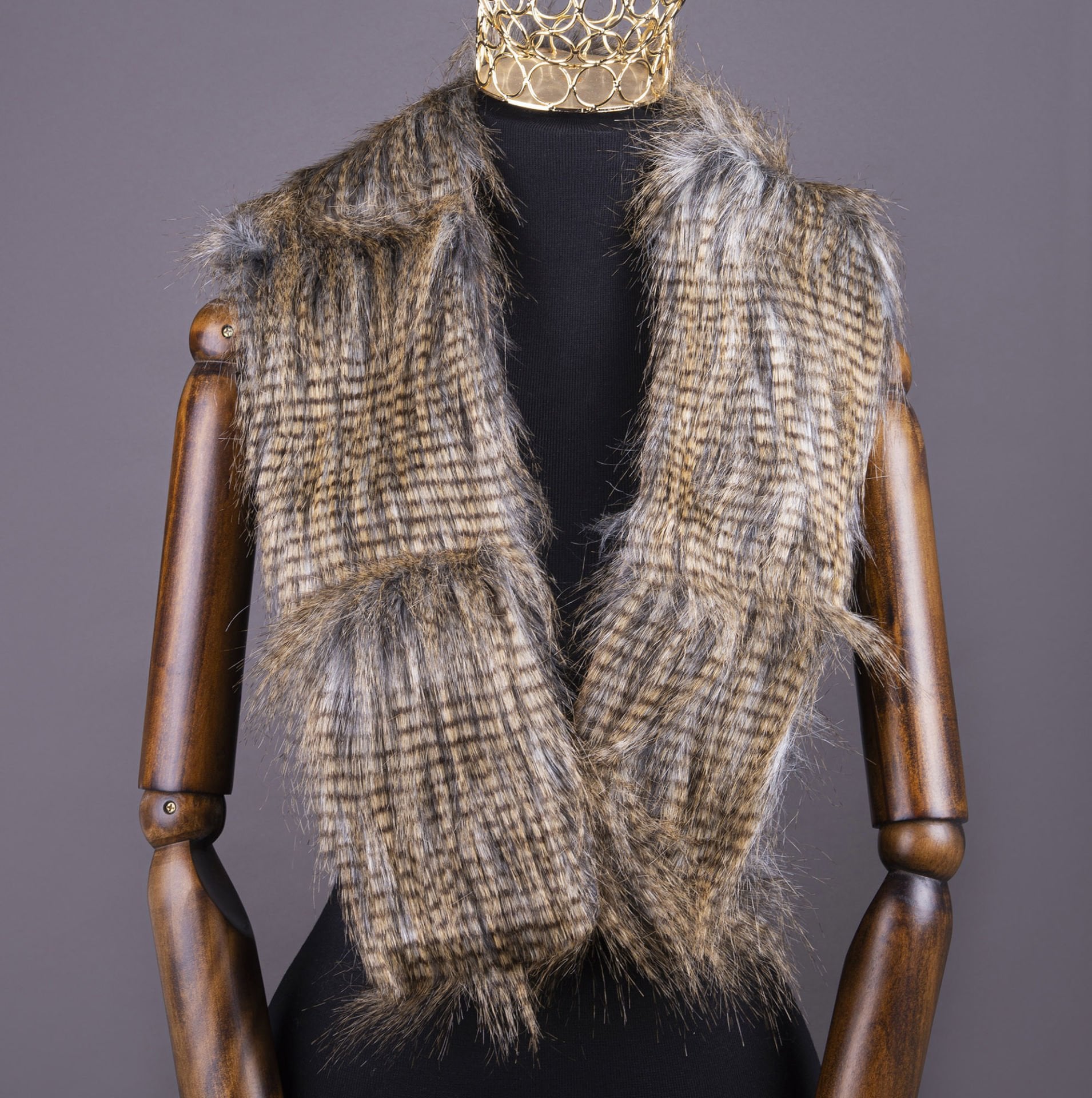 YARNART TUXEDE - SUNİ KÜRK ŞAL EBRULİ - 05