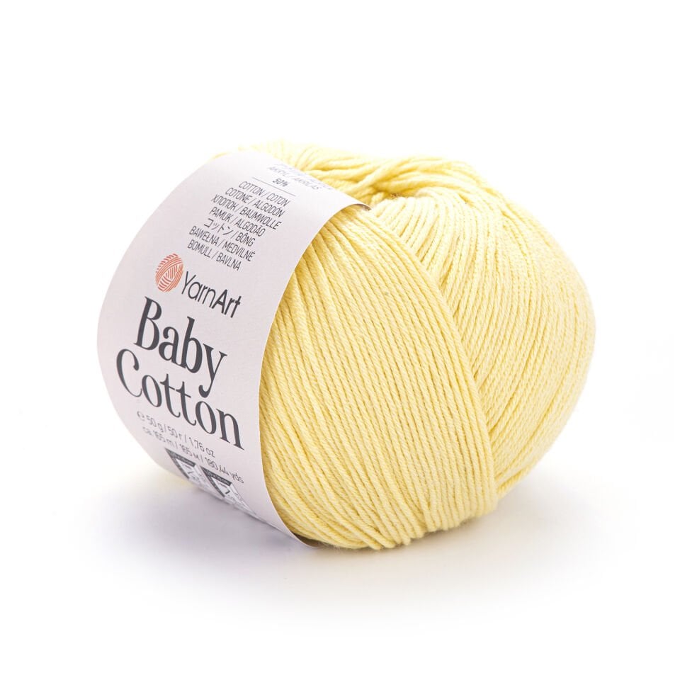 YARNART BABY COTTON - BEBEK EL ÖRGÜ İPİ BEBEK SARISI - 431