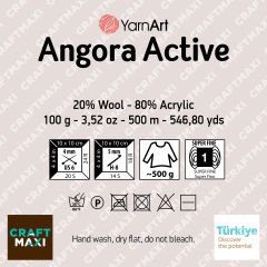 YARNART ANGORA ACTIVE NEW - EBRULİ EL ÖRGÜ İPİ