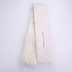 YARNART X-SCARF - SUNİ KÜRK ŞAL SİYAH - 02