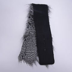 YARNART X-SCARF - SUNİ KÜRK ŞAL SİYAH - 02