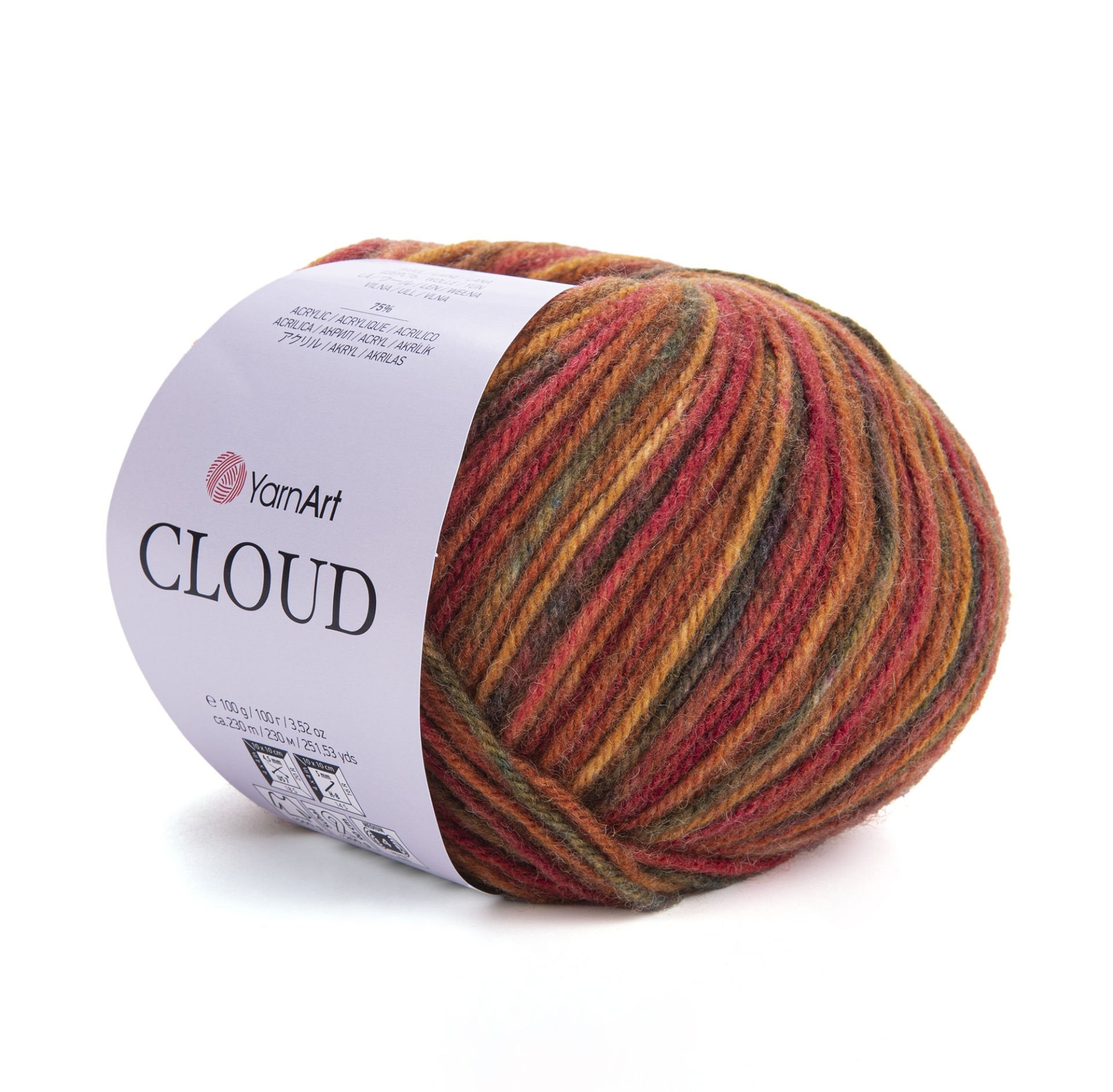 YARNART CLOUD - EBRULİ EL ÖRGÜ İPİ EBRULİ - 9204
