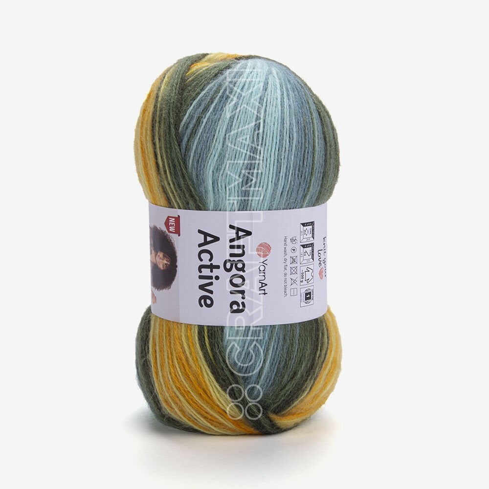 YARNART ANGORA ACTIVE NEW - EBRULİ EL ÖRGÜ İPİ EBRULİ - 857