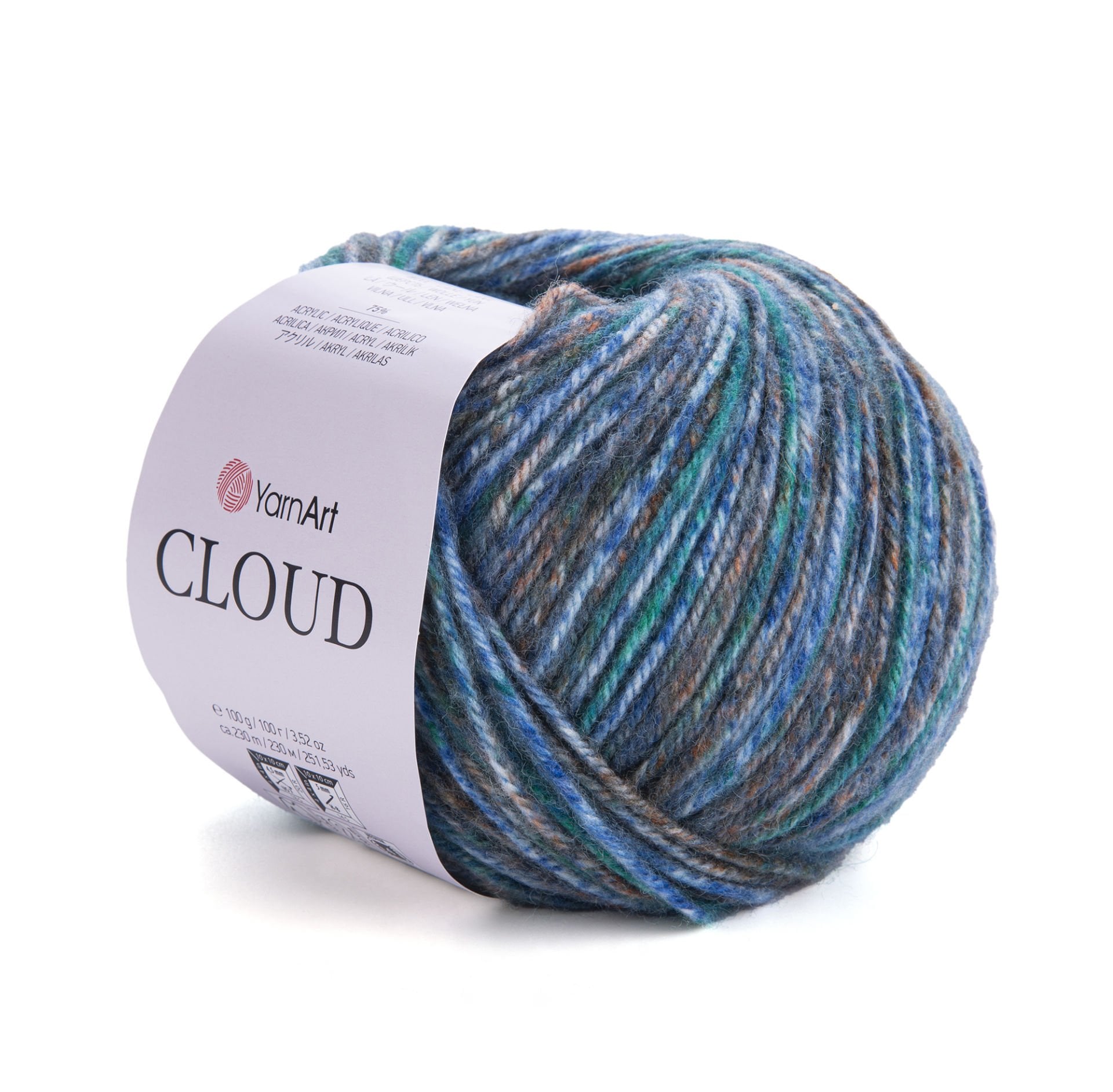 YARNART CLOUD - EBRULİ EL ÖRGÜ İPİ EBRULİ - 9206