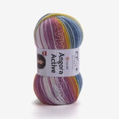 YARNART ANGORA ACTIVE NEW - EBRULİ EL ÖRGÜ İPİ EBRULİ - 858