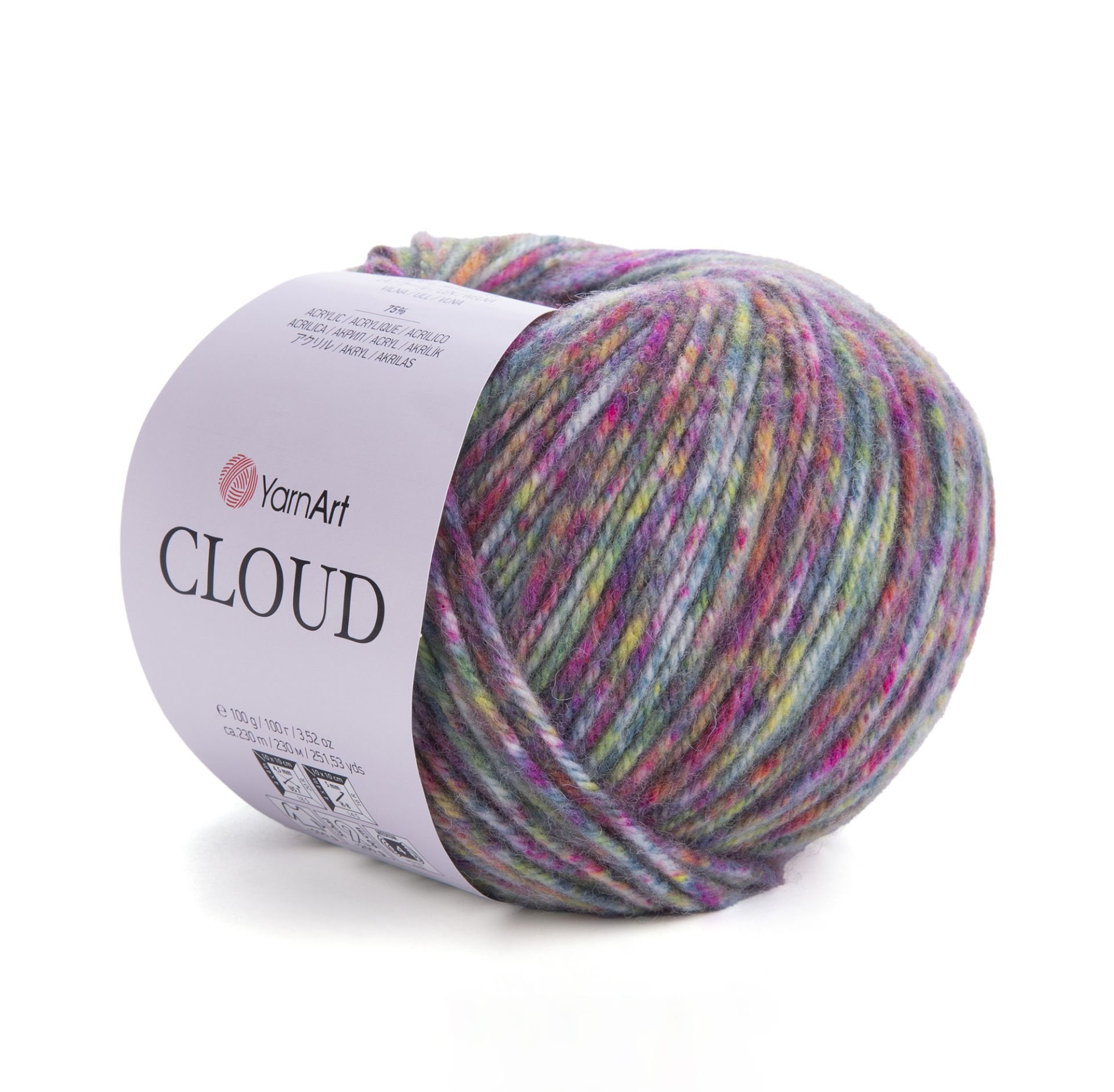YARNART CLOUD - EBRULİ EL ÖRGÜ İPİ EBRULİ - 9208