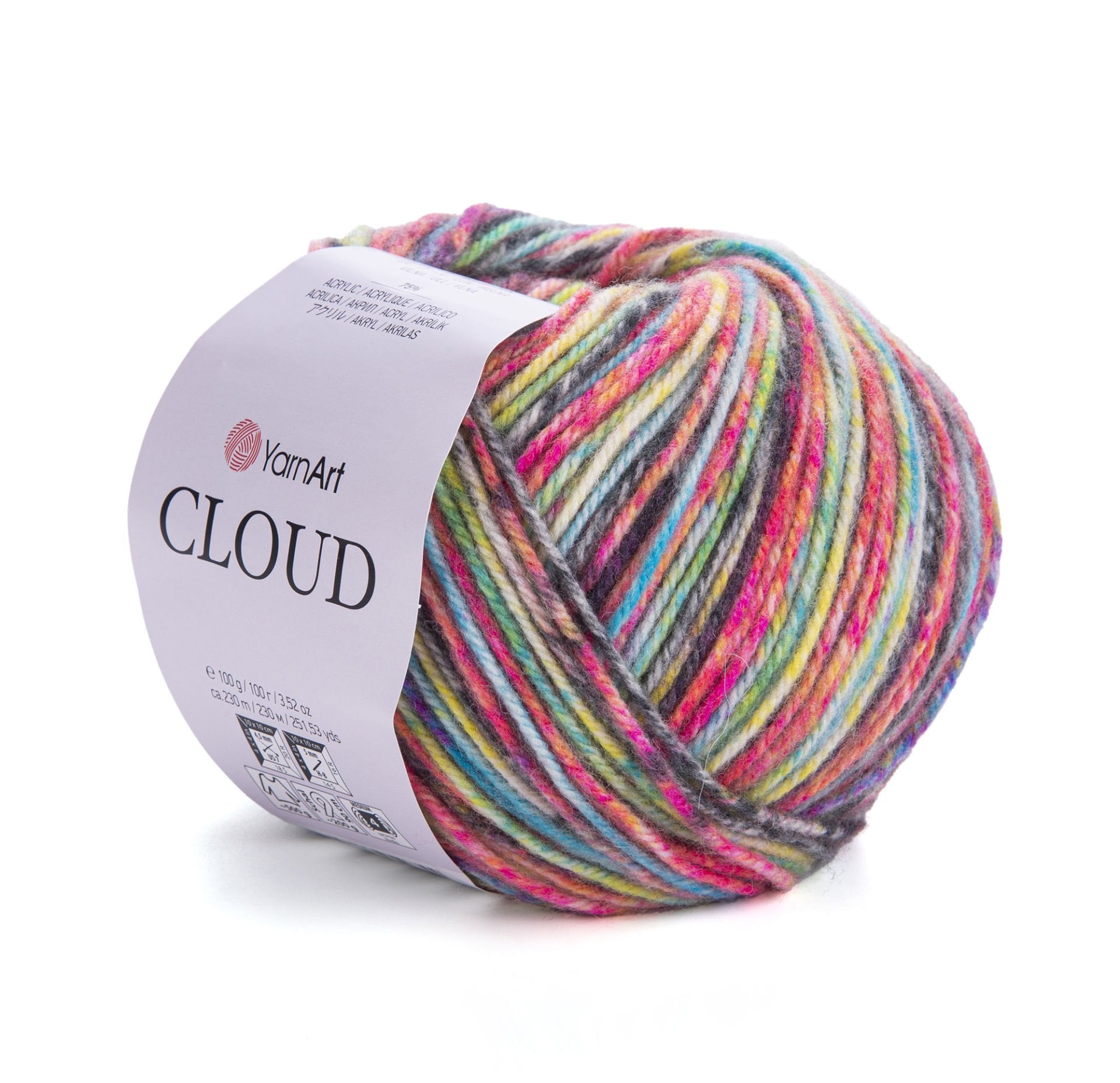 YARNART CLOUD - EBRULİ EL ÖRGÜ İPİ EBRULİ - 9210