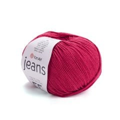 YARNART JEANS - EL ÖRGÜ İPİ KOYU KIRMIZI - 51